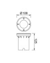 ZERMAT * FOCO SUELO IP67 GU10